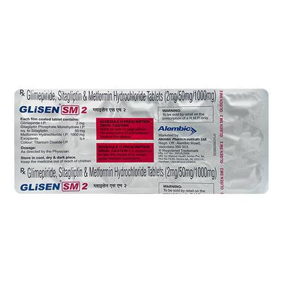 GLISEN SM 2 Tablet 15's - Diabetes-Ant