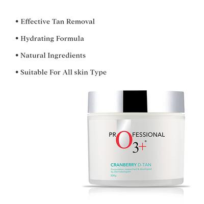 O3+ Cranberry D-Tan 300 gm - Masks & Peels