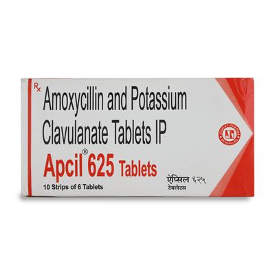 Apcil 625mg Tablet 6'S - Bacterial Infections-Pen