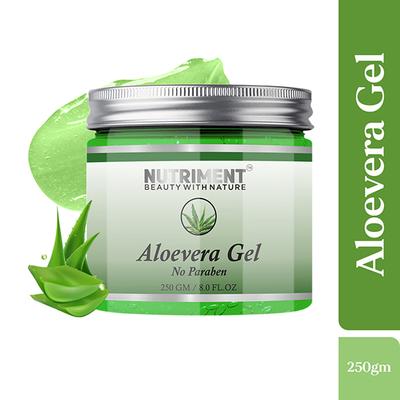 Nutriment Aloevera Gel All Skin Type 250 gm - Face Gels