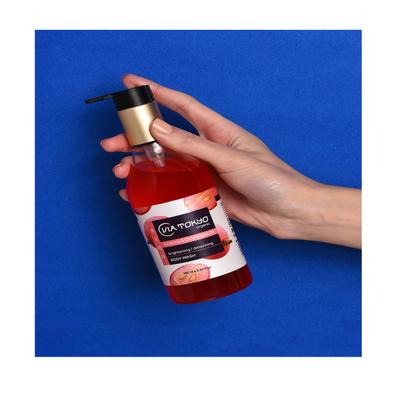 VIA TOKYO ORGANIC Licorice & Grapeseed Oil Body Wash Naturally Brightening & Detanning, No Sulphates, No Paraben 285 ml - Shower Gels & Body Wash