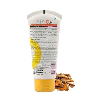 Lotus Professional Phytorx Whitening Dry-Touch Daily Sunblock Spf 80 Pa+++ 50 gm - Face Sunscreen