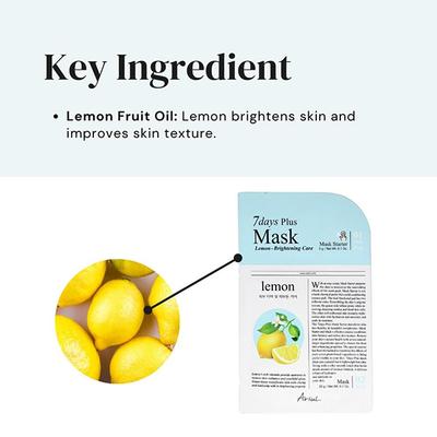 Ariul Ariul Seven Days Plus Mask Lemon 20 ml - Sheet Masks