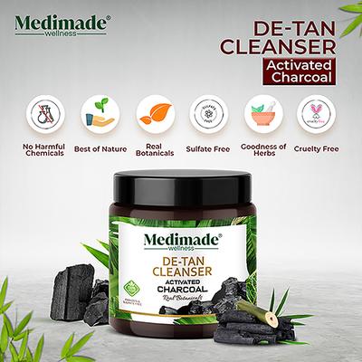 Medimade Activated Charcoal De 100 gm - Face Scrubs