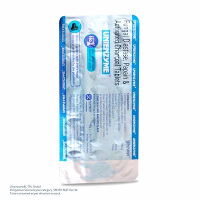 Unienzyme Tablet 15'S - Digestive Health