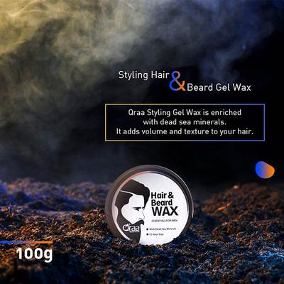 Qraa Men Qraa Hair and Beard Wax - Hair Wax 2's - Face Washes