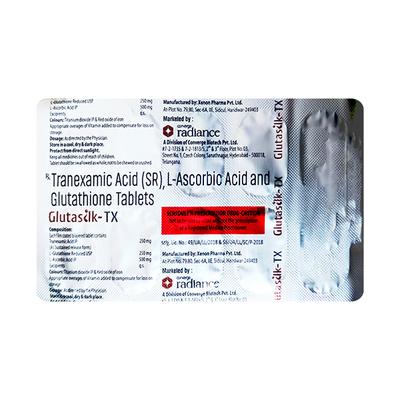 glutathione tablets for melasma GLUTASILK TX Tablet 10's fine lines and wrinkles