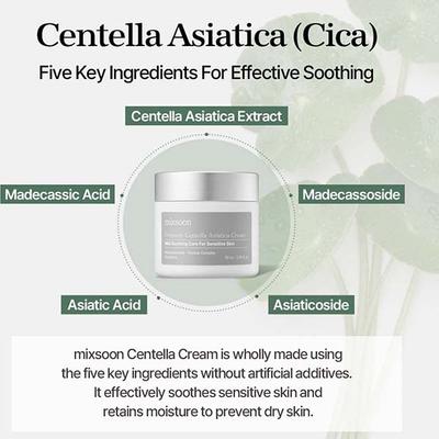 Mixsoon Premium Centella Asiatica Cream 50 ml - Face Moisturizers