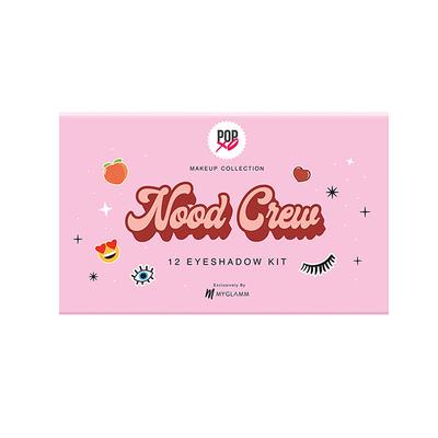 MyGlamm Popxo 12 Eyeshadow Kit Nood Crew 8.4gm - Eyeshadow, Bases & Primers