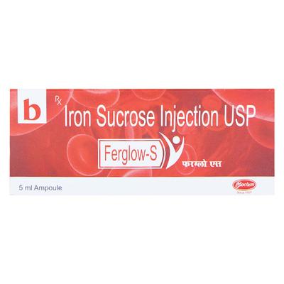 FERGLOW S 100 Injection 5ml - Iron Supplement/Anaemia-Vma