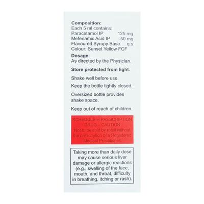ARISTOMOL M 125 Oral Suspension 60ml - Fever-Non