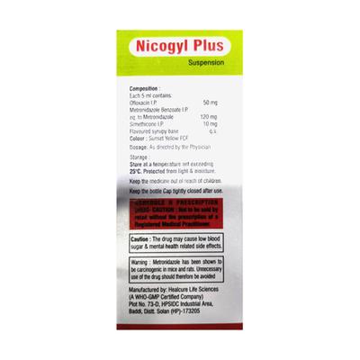 NICOGYL PLUS Mango Flavour Suspension 30ml - Bacterial Infections-ABC