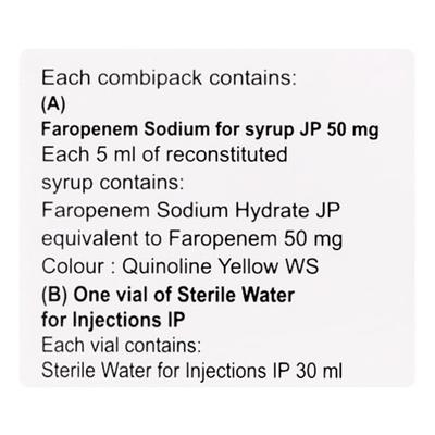 FARONAC Dry Syrup 30ml - Bacterial Infections-OBL