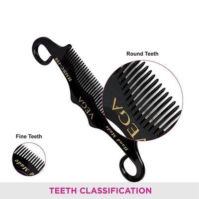 Vega Moustache Comb (HMBC - 198) 1's - Hair Combs
