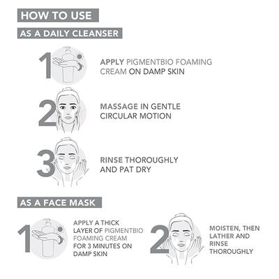 Bioderma Pigmentbio Foaming Cream Brightening Exfoliating Cleanser For Face 200 ml - Scrubs & Exfoliants