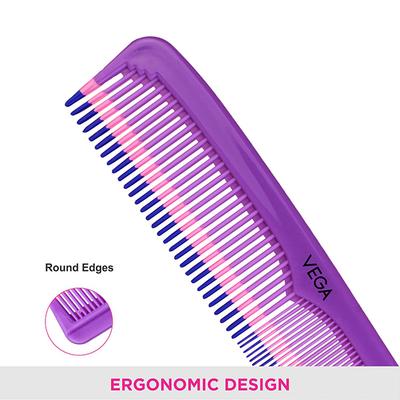 Vega Grooming Hair Comb, for Men and Women (VC21299) 2's - Hair Combs