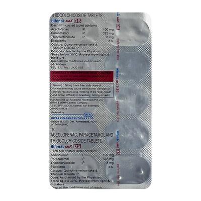 HIFENAC MAX DS Tablet 10's - Pain relief-Nsa