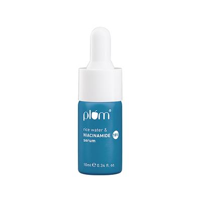 Plum 10% Niacinamide Face Serum With Rice Water & Squalane Fragrance-Free 10 ml - Face Serum