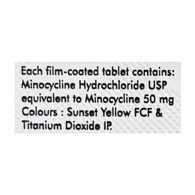 Minolox 50mg Tablet 10'S - Bacterial Infections-Tet