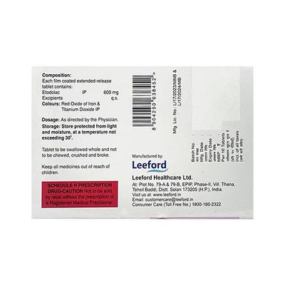 ETOLOSET Tablet 10's - Pain relief-Nsa