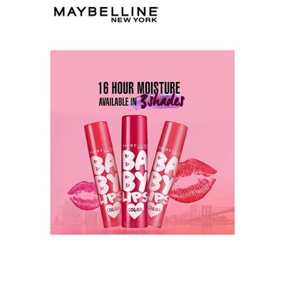 Maybelline New York Baby Lips Lip Balm, Pink Lolita 4 gm - Lip Balms