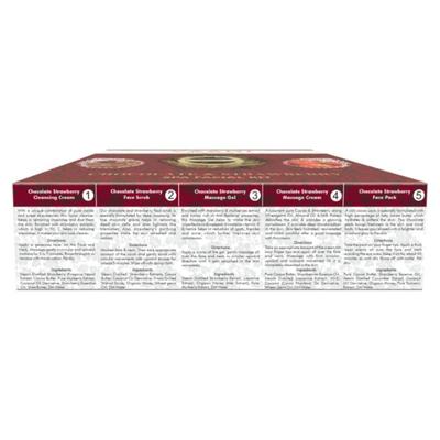 Vaadi Herbals Deep-Moisturising Chocolate SPA Facial Kit with Strawberry Extract 270 gm - Facial Kits