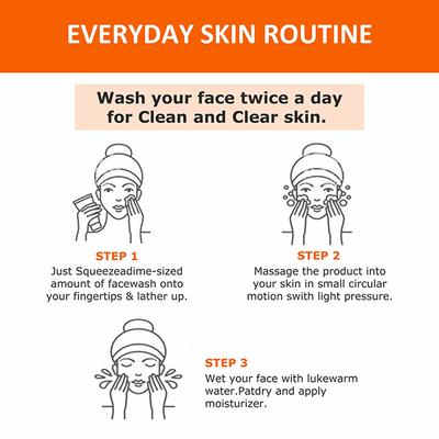 Oxyglow Herbals Papaya Deep Cleaning Face Wash, Exfoliates, Cleanses and Moisturises 100 gm - Face Wash & Cleansers