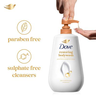 Dove Dryness Care Bodywash with Triple Hydration Serum 800 ml - Shower Gels & Body Wash