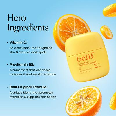 Belif Super Drops Multivitamin Sunquid SPF 50+ PA++++ 50 ml - Face Sunscreen