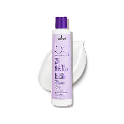 Schwarzkopf Professional Bonacure Frizz Away Shampoo with Babassu Oil,with Vegan Keratin 250 ml - Shampoos