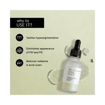 Deconstruct Pigmentation Control Serum - 3% Tranexamic Acid + 2% Glycolic Acid 30 ml - Face Serum