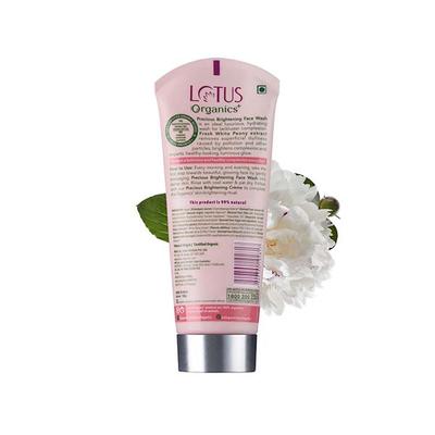 Lotus Organics Precious Brightening Face Wash 100 gm - Face Wash & Cleansers