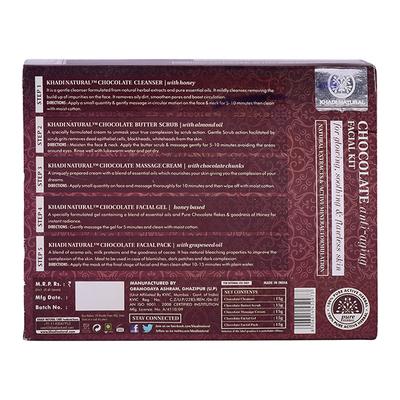 KHADI NATURAL CHOCOLATE MINI FACIAL KIT 75 gm - Facial Kits