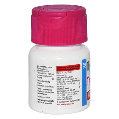 Thyronorm 12.5Mcg Tablet 120'S - Hypothyroidism