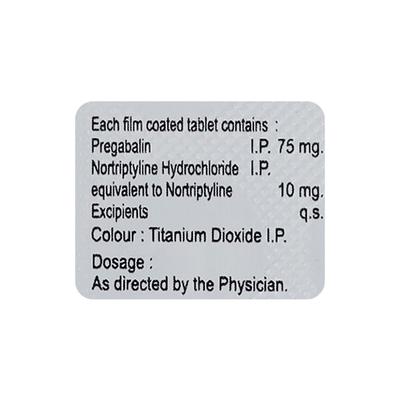 Preganerve NT Tablet 10'S - Neuropathic Pain-Dru