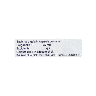 PREGASTAR 75mg Capsule 15's - Neuropathic Pain-Dru