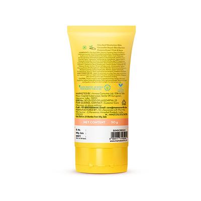 Mamaearth Chia Oil-Free Sunscreen with Chia Seed & Ceramides SPF50 PA++++ 50 g - Face Sunscreen