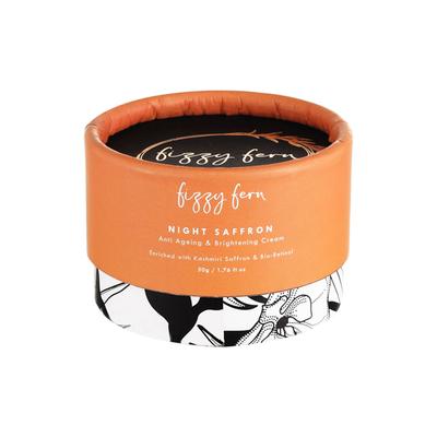 Fizzy Fern Anti Ageing & Brightening Cream - Night Saffron 50 gm - Face Creams