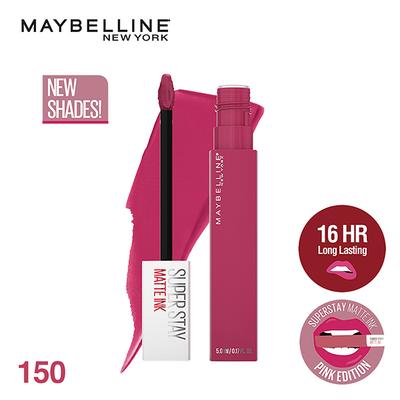 Maybelline New York Super Stay Matte Ink Liquid Lipstick x Pinks Edition, 150 Savant 5 ml - Lipsticks