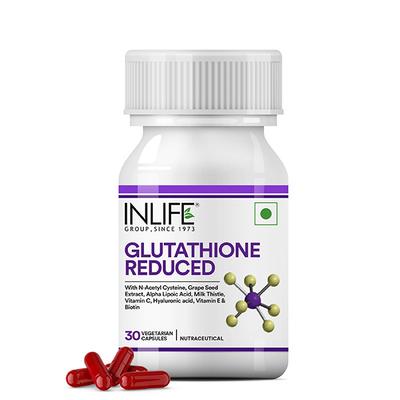 INLIFE Glutathione Reduced Vegetarian Capsules 30's - Multi-Vitamins