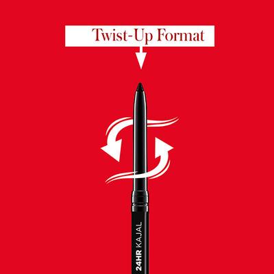 Revlon 24Hr Kajal - Intense Black 0.35 Gm - Kajal & Kohls