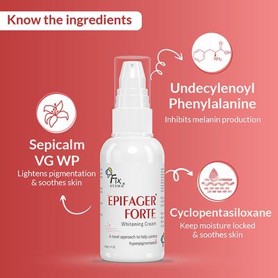 Fixderma Epifager Forte Whitening Face Cream 40 gm - Face Creams