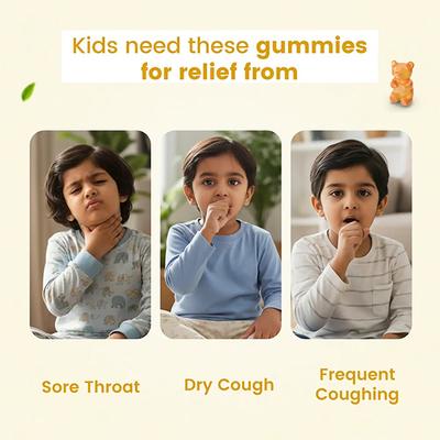 BabyOrgano Nutriverse Cold & Cough Gummies - Mango (2+ Years) 30'S - Baby And Infant Supplements