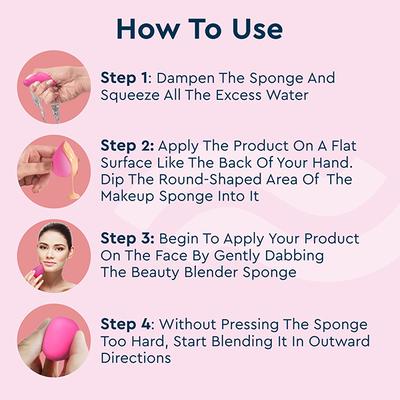 Gubb Beauty Blending Sponge (Pink) 1's - Sponges & Applicators