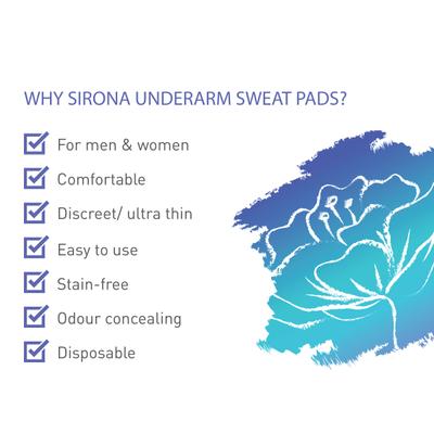Sirona Underarm Sweat Pad 80's - Intimate Care