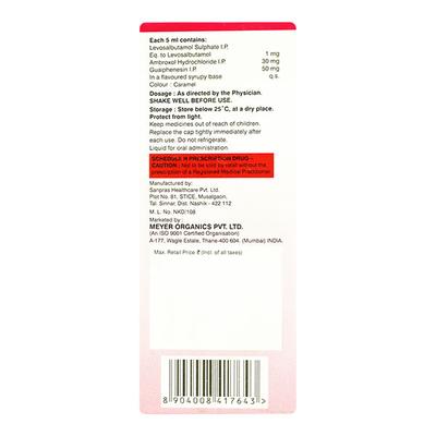 Cofaid EX Sugar Free Expectorant 100ml - Cough And Cold-Cou