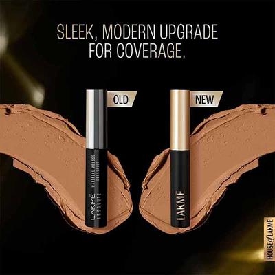 Lakme Xtraordin-airy Mattreal Mousse Concealer, conceals dark circles, even skin tone, Caramel, 9 gm - Concealer