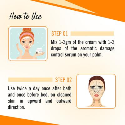 Keya Seth Aromatherapy Aromatic Skin Damage Control Cream + Serum 45gm - Face Creams