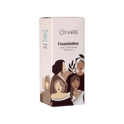 Mars Foundation with High Coverage Liquid Formula - 02 40 ml - Foundation