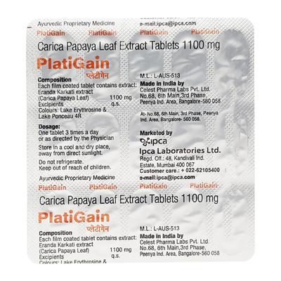 PLATIGAIN Tablet 15's - Supplements-Sup